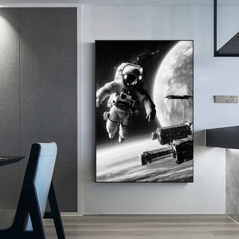 NASA Retro Space Canvas Print  - Star Map Poster 评论和价格