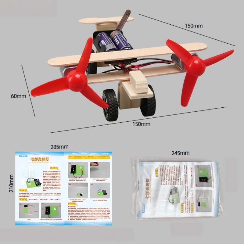 1-3Pcs Double Propeller Glider - Science Project Kit 评论和价格