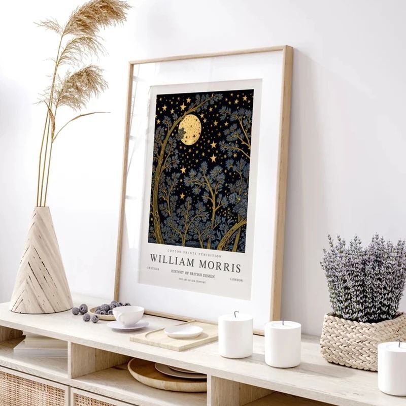 Vintage Moon and Stars William - Star Map Poster 评论和价格